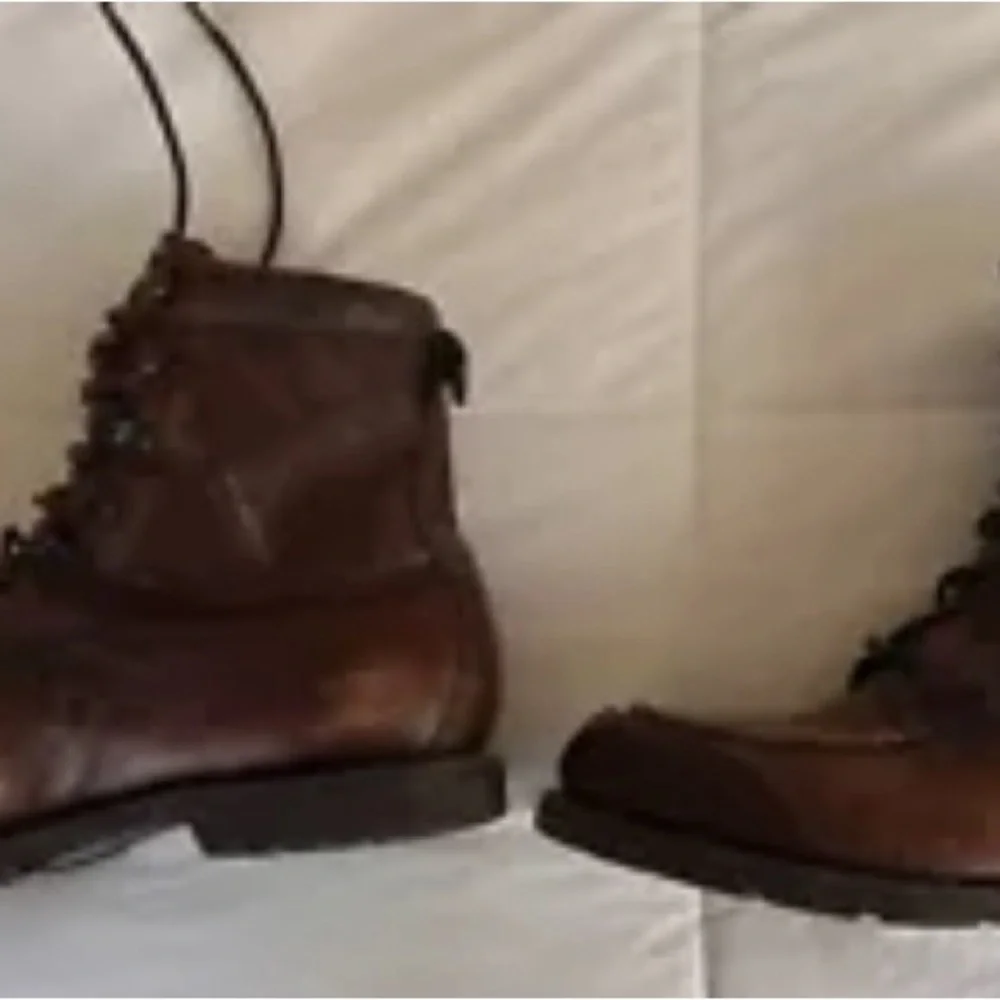 Vintage Rare USA Browning Moc Toe Safety Hunting Work Boots Size 10.5